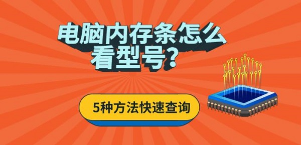 电脑内存条怎么看型号？5种方法快速查询（新手也能看懂）